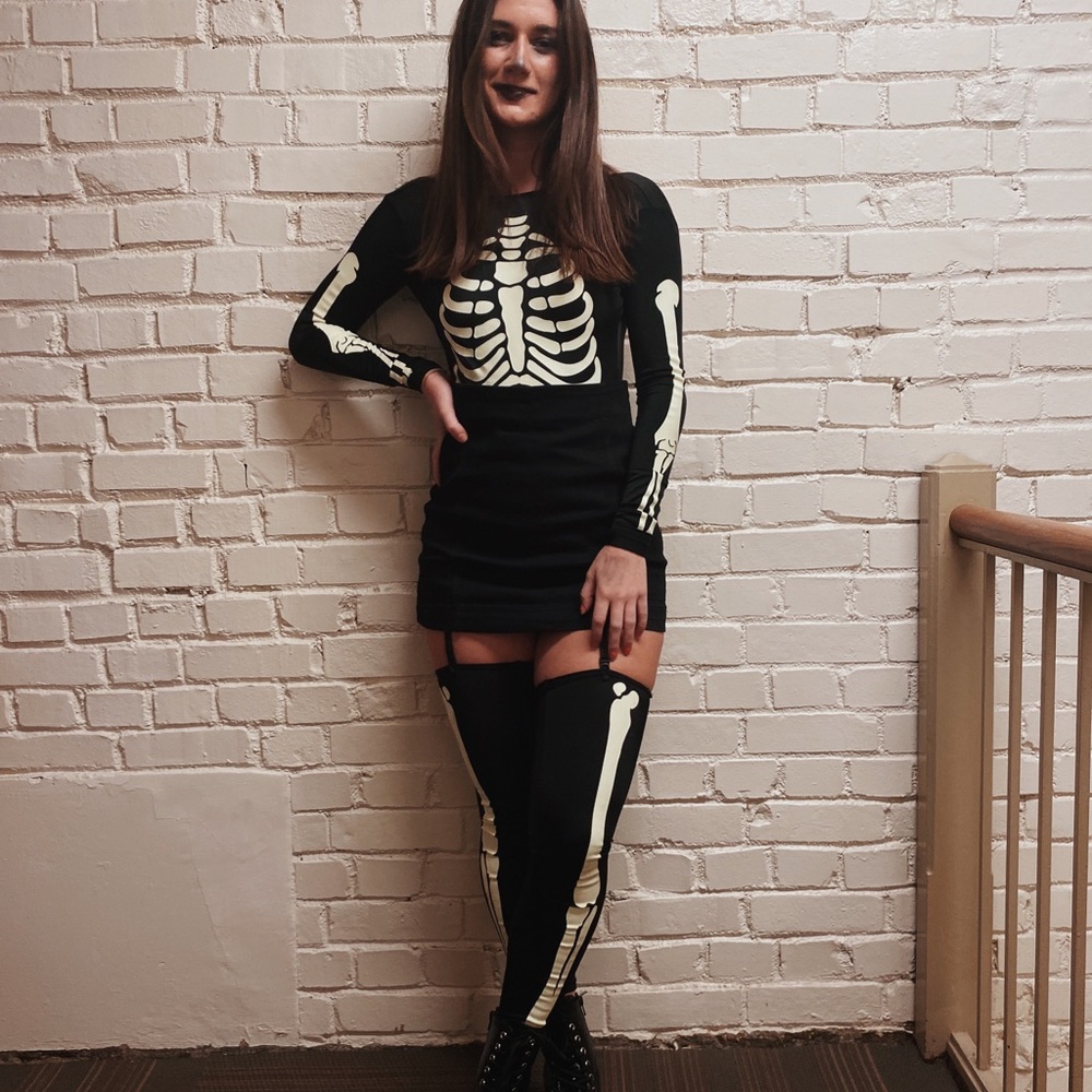 Dolls kill Skeleton Bodysuit and Tights